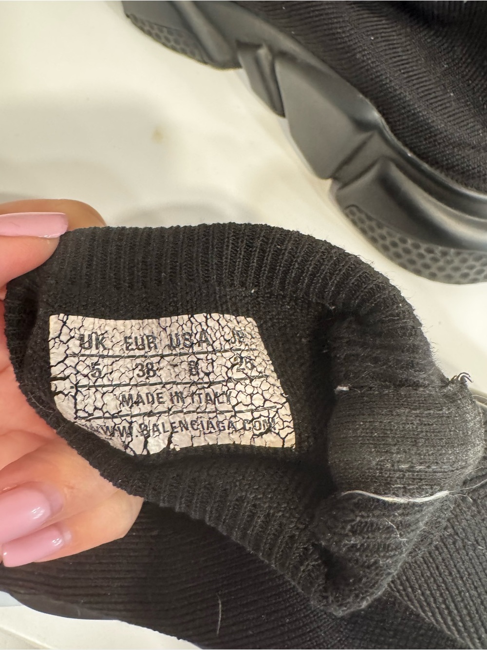 Balenciaga Black Speed Trainer Sock Sneakers - Picture 7 of 7